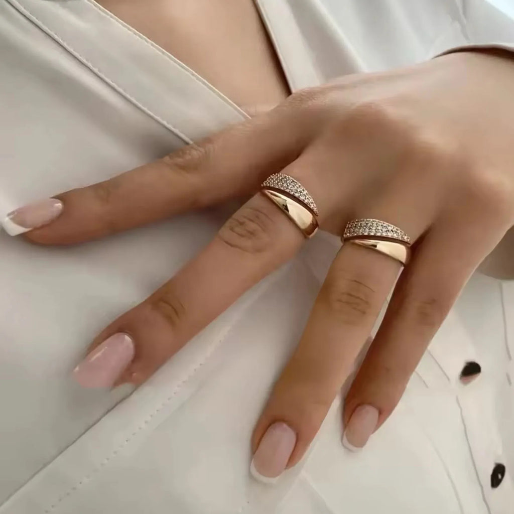 Golden Sun Ring & Natural Stone