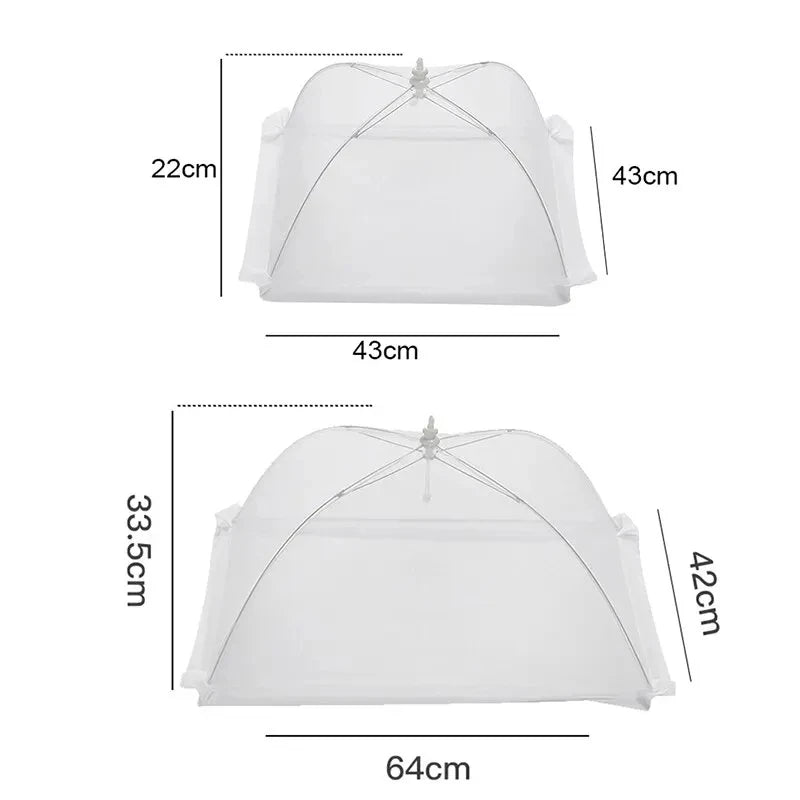 Foldable insect‑proof food cover