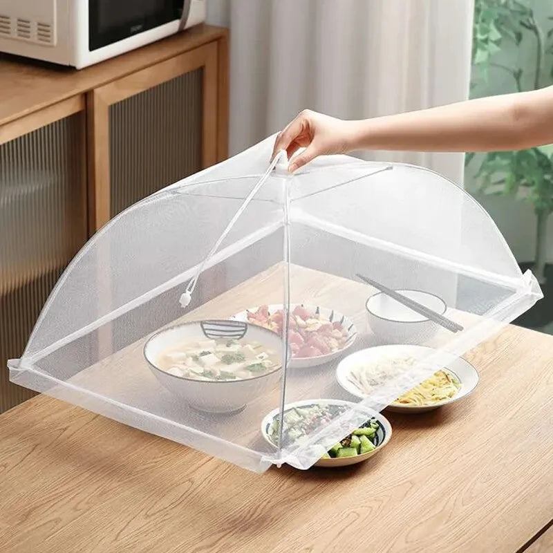 Foldable insect‑proof food cover