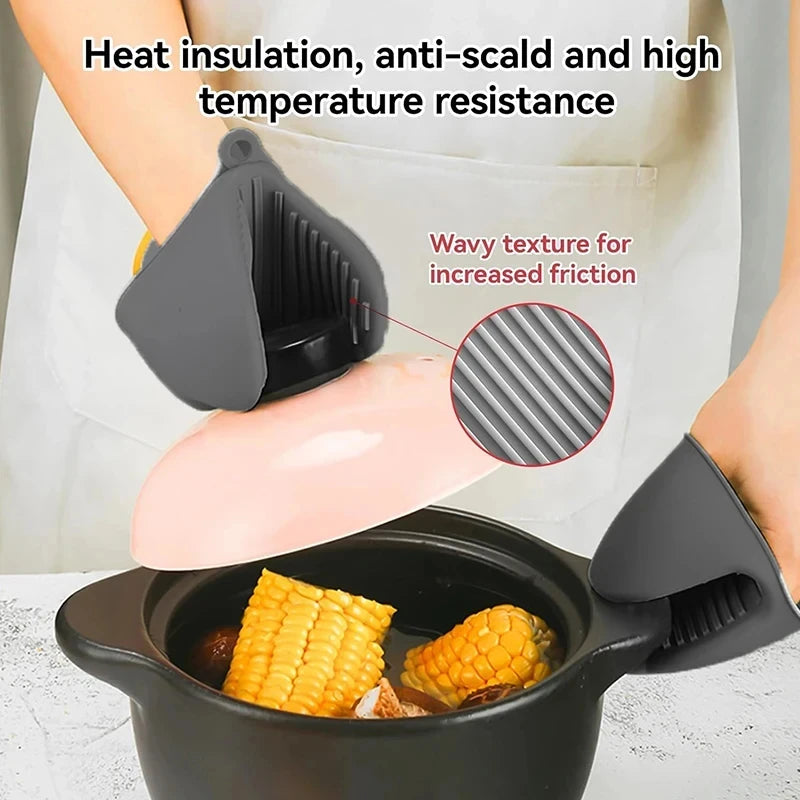 Mini heat-resistant silicone gloves – Protect your hands