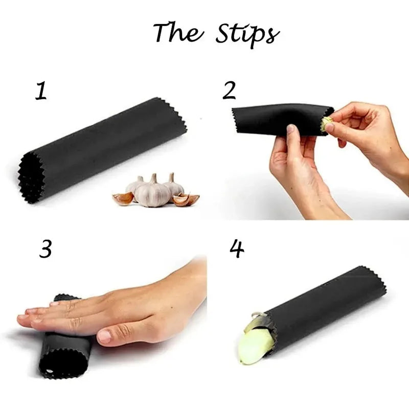 Silicone garlic peeler tube