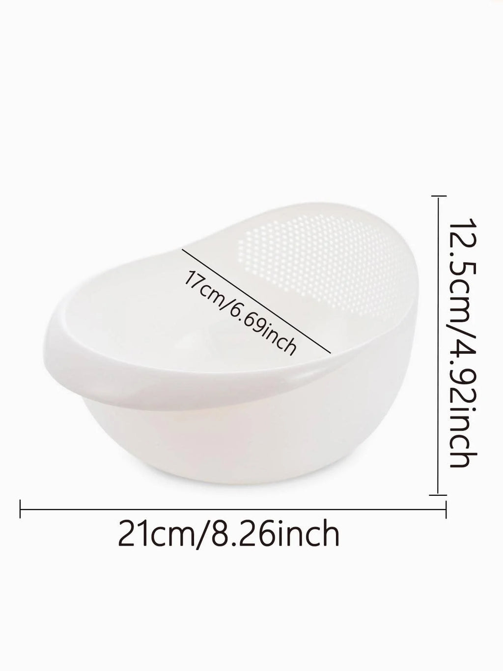 Rice & Fruit Drain Bowl – Easy Wash
