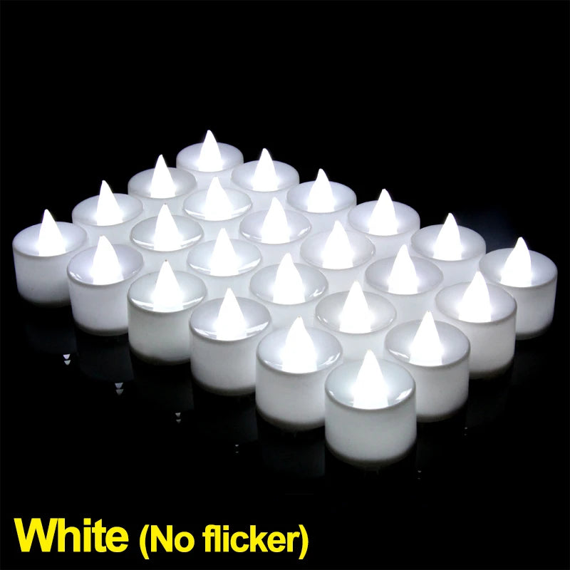 Battery‑Powered Flameless LED Candles – Party and Home Decoration