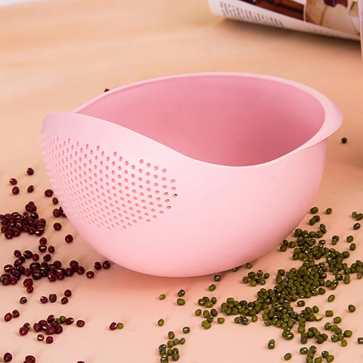 Rice & Fruit Drain Bowl – Easy Wash