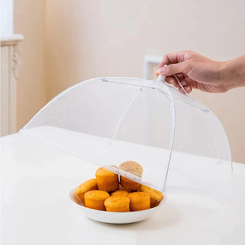 Foldable insect‑proof food cover