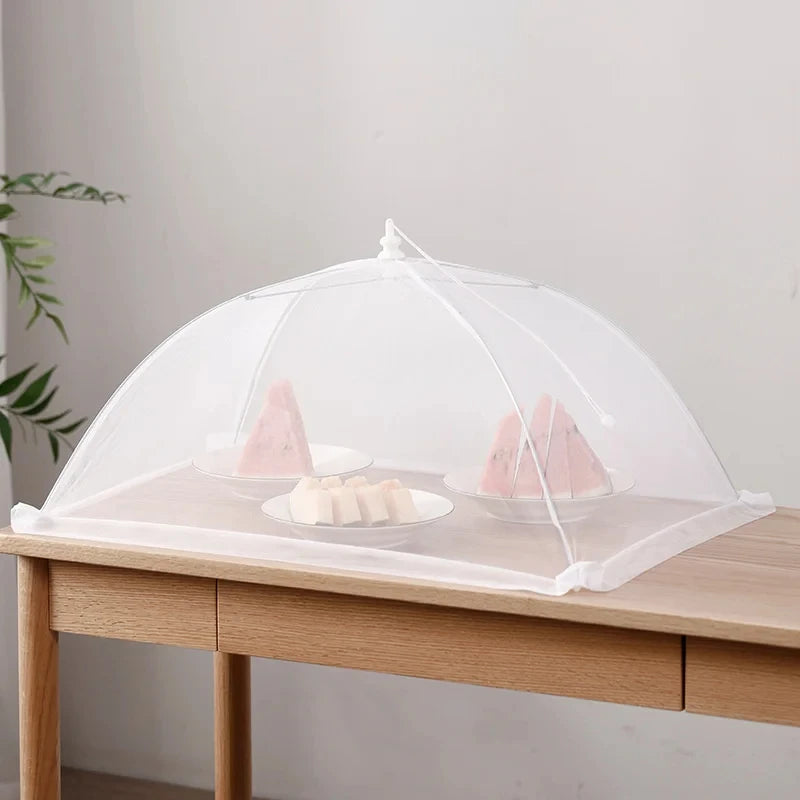 Foldable insect‑proof food cover